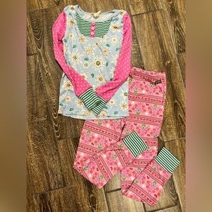 Matilda Jane Comfy Cozy Snowflake Pajama Set